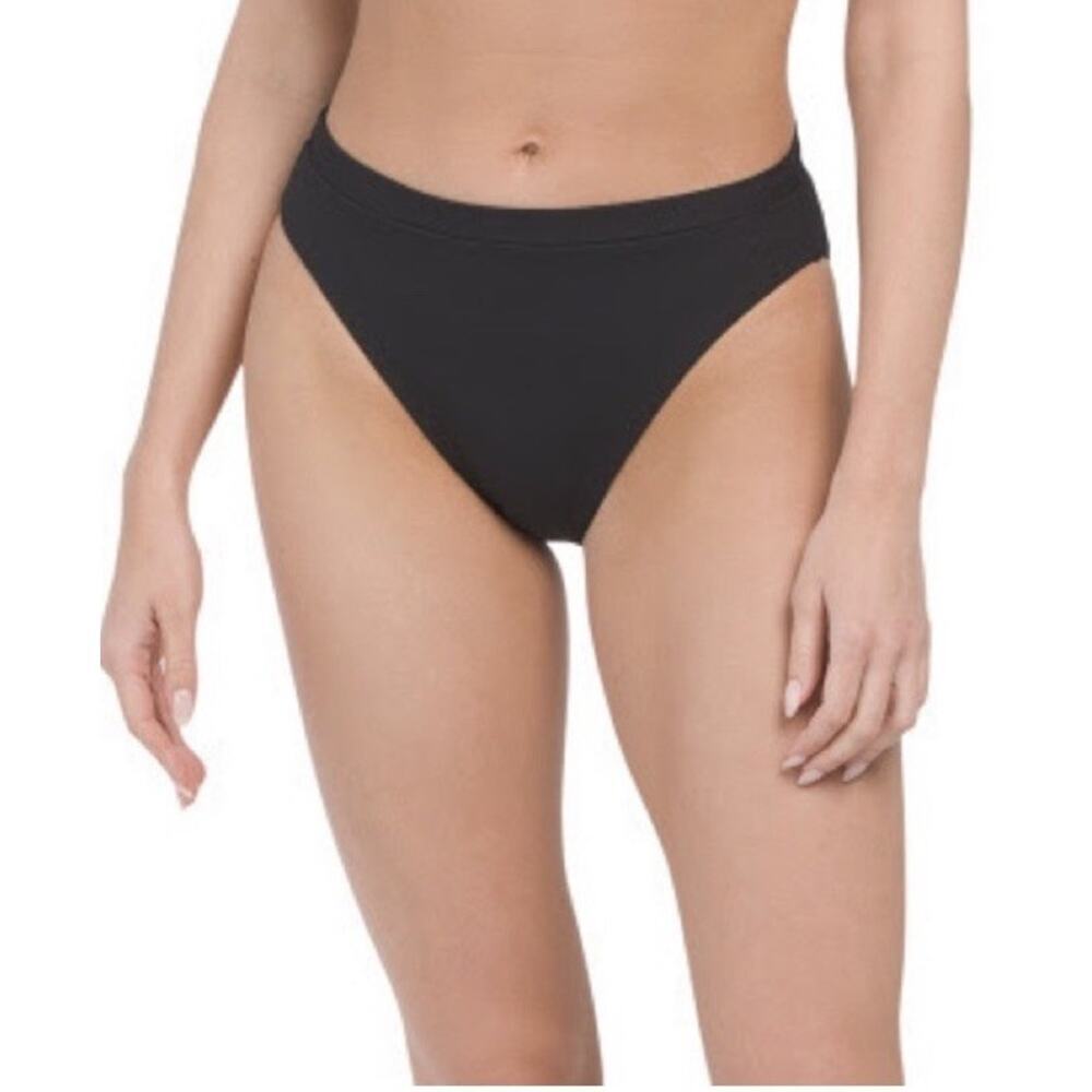 Becca Women’s Fine Line Danielle French Cut Bottoms Black Size S NWT $58